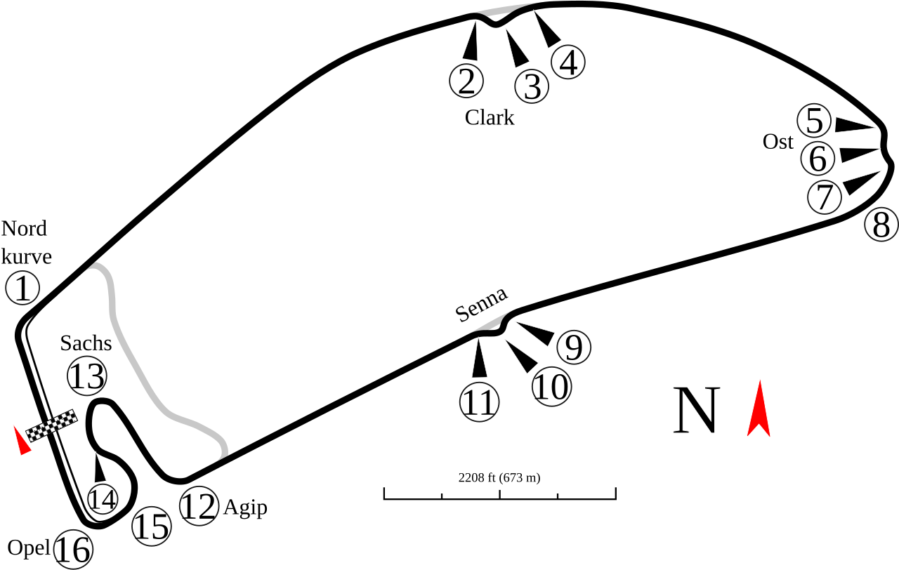 Gerhard Berger s'impose à Hockenheim lors du Grand Prix d'Allemagne 1994