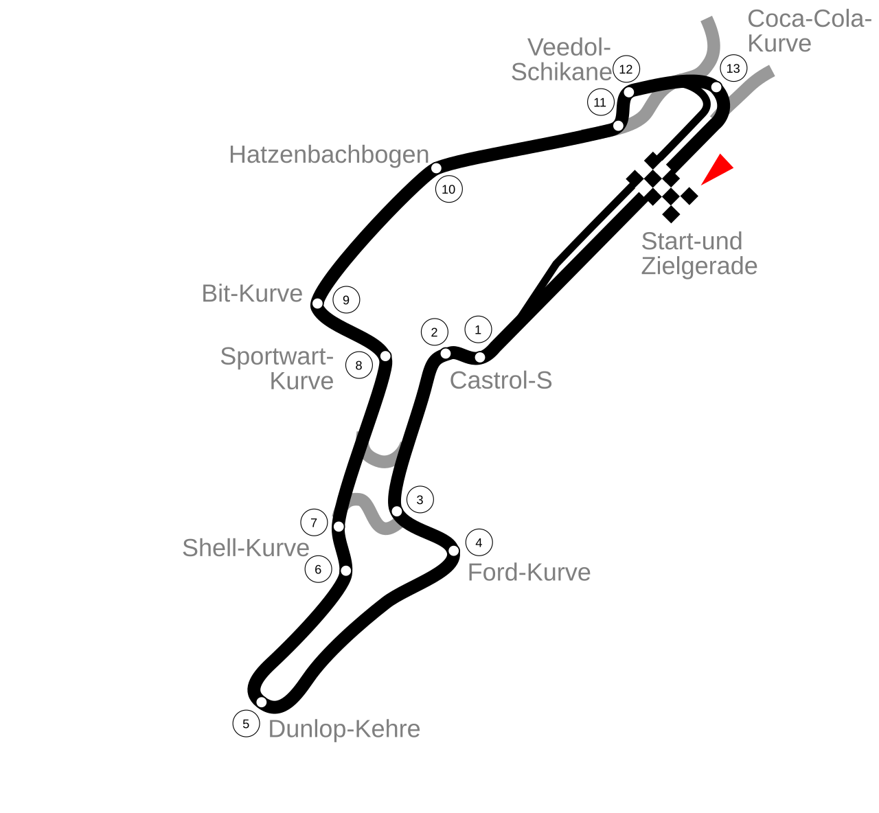 Le Grand Prix de Luxembourg a marqué l'histoire de la Formule 1 au Nürburgring