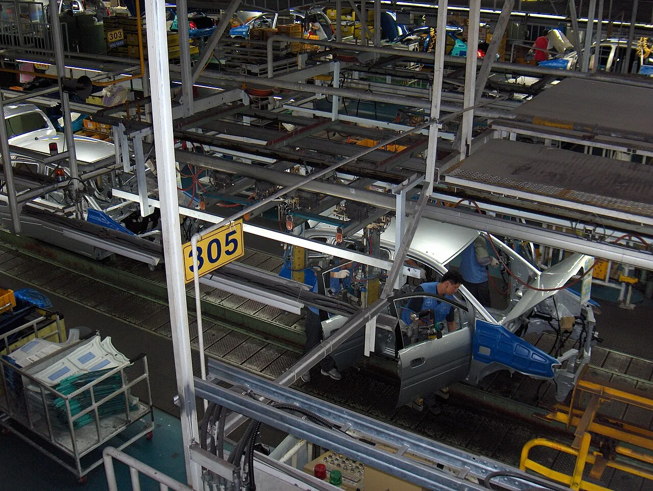 La production de masse et l'histoire des lignes d'assemblage industrielles