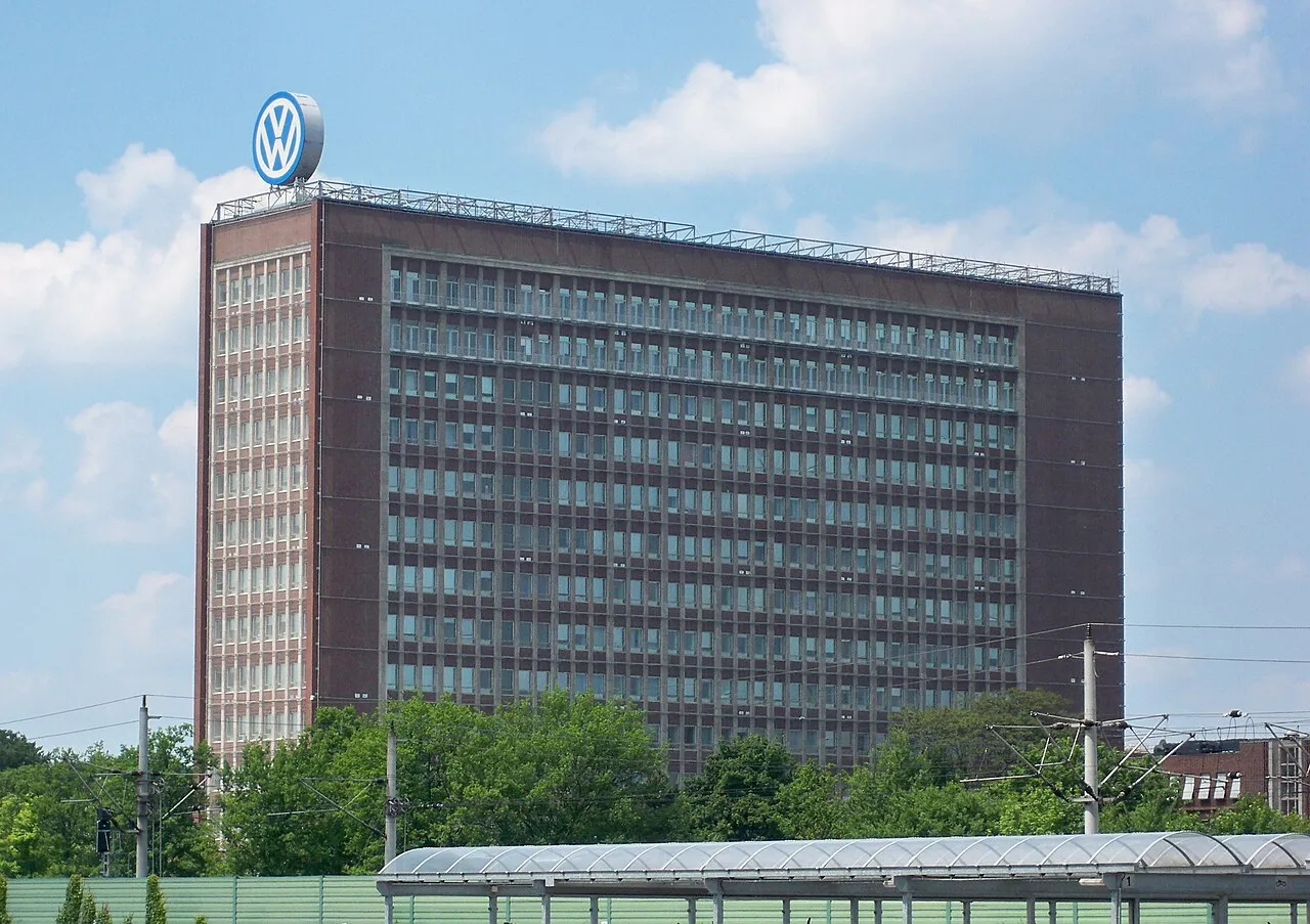 Le siège social et les usines de Volkswagen situés à Wolfsburg en Allemagne