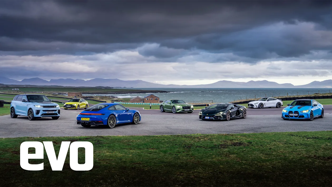 Le magazine evo teste sept supercars à transmission intégrale sur le circuit d'Anglesey